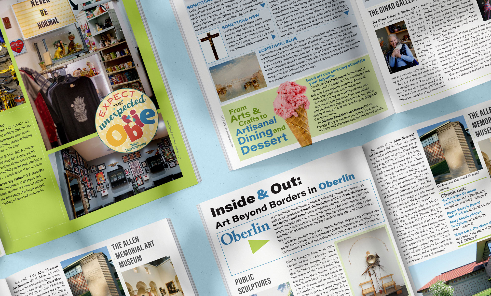 Experience Oberlin, Pathways and Connections - Spreads